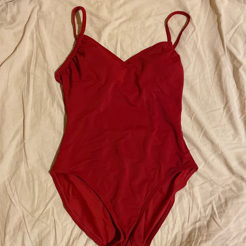 Red Michael Kors bathing suit